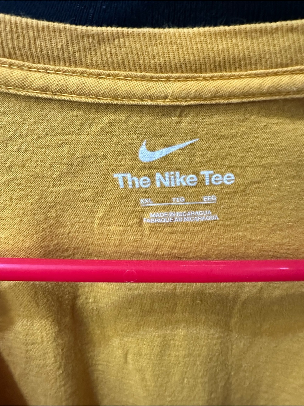 Nike The Nike Tee Graphic T-Shirt Mustard Yellow - Picture 5 of 5
